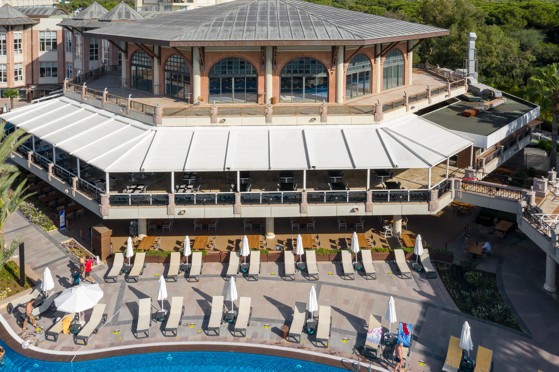 Atlantis Hotel'de mimari konaklama yapısı